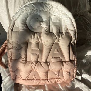 Chanel Ombré Blush Pink Nylon Backpack
